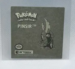1999 Pokemon Artbox Series 1 Stickers Gold Pinsir #R03 - Image 2