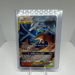Pokemon Reshiram & Charizard GX 20/214 Sm-Unbroken Bonds TAG TEAM Holo - Image 1