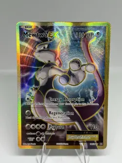 Pokemon Mewtwo EX 103/108 XY Evolutions Full Art Ultra Rare Holo 180 HP Psychic - Image 1