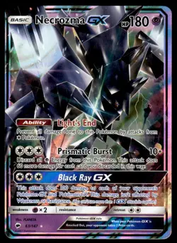 Pokemon TCG Burning Shadows #63/147 Necrozma GX Holo LP - Image 1