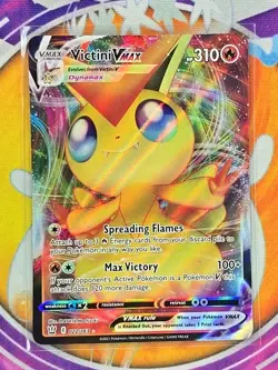 🔥Pokemon TCG Victini VMAX Sword & Shield Battle Styles 022/163 Holo Ultra Rare - Image 3