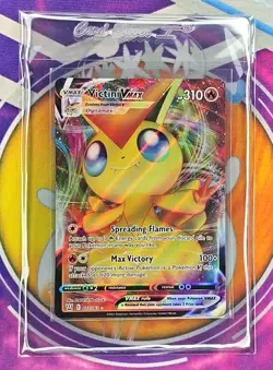 🔥Pokemon TCG Victini VMAX Sword & Shield Battle Styles 022/163 Holo Ultra Rare - Image 4