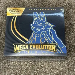 Pokemon TCG Mega Evolution Lucario ETB Elite Trainer Box New Sealed - Image 1
