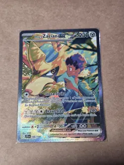 Pokemon TCG Hop's Zacian EX 186/159 Special Illustration Rare Journey Together - Image 1