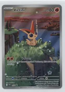 Full Art - Victini Pokemon Scarlet & Violet Black Star Promo #208 - Image 1