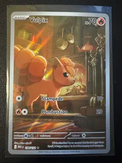 Vulpix 138/132 – Mega Evolution Illustration Rare- Near Mint - Pokemon TCG - Image 1