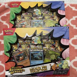 Pokemon TCG: Mega Evolution Ascended Heroes Deluxe Pin Collection x2 - Image 1