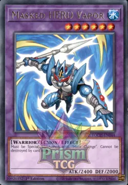 1st ed Masked HERO Vapor rare TOCH-EN044 Yugioh - Image 1