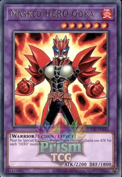 Masked HERO Goka rare TOCH-EN043 Yugioh - Image 1