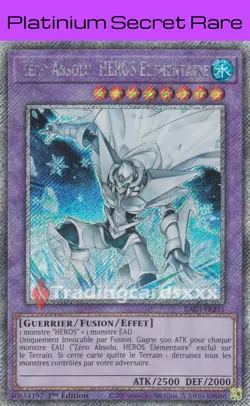 Yu-Gi-Oh! Zero Absolu, HEROS Elementaire : PN RA03-FR231 - Image 1