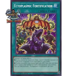 Yugioh! 1x Ectoplasmic Fortification MZMU-EN008 Secret Rare 1st Ed NM - Image 1