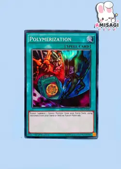 Yu-Gi-Oh ! Carte - Polymerization FUEN-EN049 TCG Anglais Trading Card Jeu - Image 1