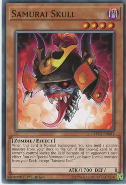 Yugioh Samurai Skull COTD-EN081 Common 1st Ed NM x3 Play Set - Image 1