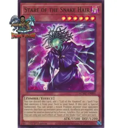 Yugioh! 1x Stare of the Snake Hair MZMU-EN003 Ultra Rare 1st Ed NM - Image 1