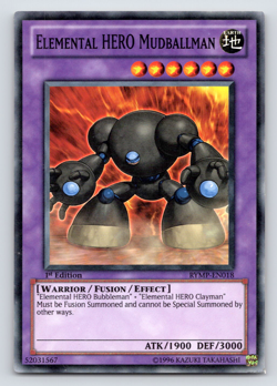 Elemental HERO Mudballman - RYMP-EN018 - Common - 1st Edition Yugioh - Image 1