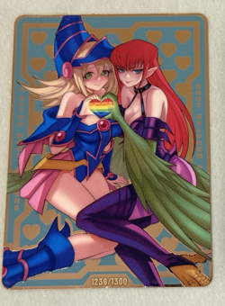 Harpie Lady x Dark Magician Girl - Mana Moon Metal Field Center Yugioh ManaMoon - Image 2