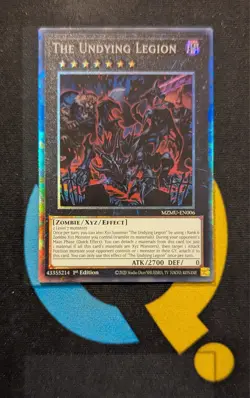 MZMU-EN006 The Undying Legion Collector's Rare 1st Ed YuGiOh - Image 1