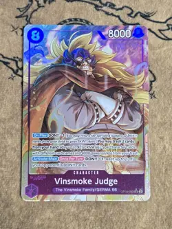 One Piece Card Game Vinsmoke Judge (Alternate Art) OP06-062 SR NM English - Image 1
