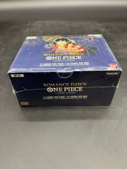 Auction #2 One Piece EN OP-01 Romance Dawn White Bottom Booster Box Sealed - Image 5