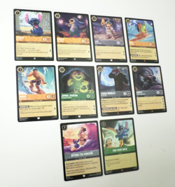 Disney Lorcana Theme Lot - Lilo and Stitch Theme Lot 10 Cards - Image 1