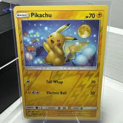 Pikachu 56/236 Reverse Holo Common Unified Minds Pokemon Card NM - Image 1