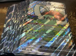LOT OF (50 Great Tusk ex - 072 (Paldean Fates Stamped) 072 Jumbo Cards Holo - Image 1