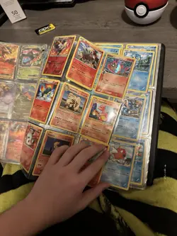Pokemon TCG Mixed Card Pack (200+) Ultra PRO Pikachu Binder With Card Sleeves - Image 4
