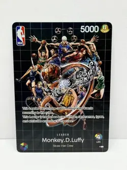 One Piece Monkey D. Luffy Basketball #2 Team Special Doujin Card - Image 1