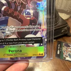 Bandai One Piece Card Game OP14 Perona OP14-111 OP14-033 Special Holo Cards - Image 4