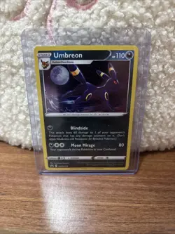 Umbreon - SWSH129 - Pokemon Sword & Shield Promo Ultra Rare Holo Card NM - Image 1