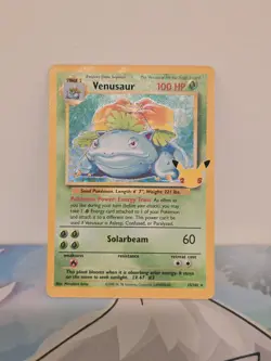 Pokemon TCG Celebrations Venusaur Holo Rare Card #15/102 Classic Collection - Image 1