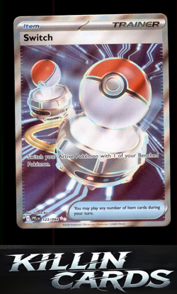 Switch 123/094 Pokemon Ultra Rare ME02: Phantasmal Flames Card NM - Image 1