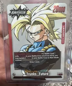 Bandai Dragon Ball Super Trunks: Future Leader SB02-001 Holo Card English - Image 1