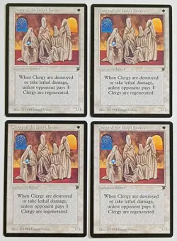 MTG | 4 x Clergy Of The Holy Nimbus | Legends | Playset - Image 1