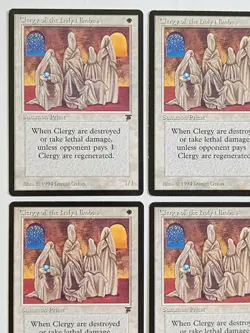 MTG | 4 x Clergy Of The Holy Nimbus | Legends | Playset - Image 2