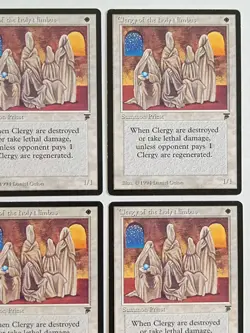 MTG | 4 x Clergy Of The Holy Nimbus | Legends | Playset - Image 3