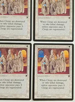 MTG | 4 x Clergy Of The Holy Nimbus | Legends | Playset - Image 5
