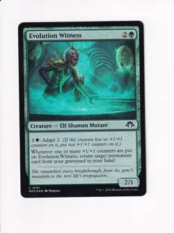 MAGIC THE GATHERING MTG MODERN HORIZONS III MH3 FOIL EVOLUTION WITNESS - Image 1