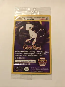 Pokemon TCG Dragonite Black Star Promo Card #5 Sealed - Image 1
