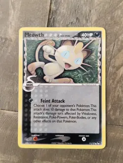 Pokemon - Meowth 11/17 Common Pop Series 5 NEAR MINT - Image 1