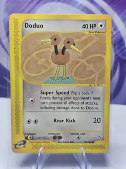Doduo 73/147 Aquapolis e Reader Pokemon TCG WOTC LP - Image 1