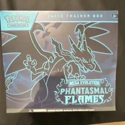 Pokemon Elite Trainer Box Mega Evolution Phantasmal Flames Mega Charizard X - Image 1