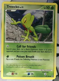 Treecko 79/100 Stormfront Pokemon TCG Diamond Pearl Common Non Holo - Image 1