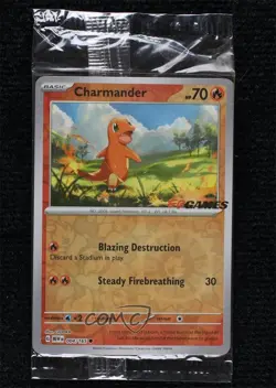 Charmander (EB Games Promo) Reverse Foil Pokemon Scarlet & Violet 151 MEW #004 - Image 1