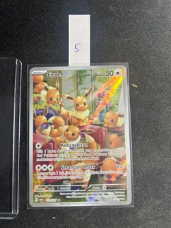 Eevee 191/167 AR Twilight Masquerade Full Art INDONESIA Scarlet & Violet Pokemon - Image 2