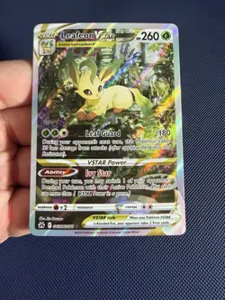 Pokemon TCG Leafeon VStar 011/116 Crown Zenith Galarian Gallery NM - Image 1