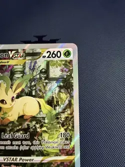 Pokemon TCG Leafeon VStar 011/116 Crown Zenith Galarian Gallery NM - Image 3