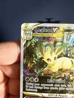 Pokemon TCG Leafeon VStar 011/116 Crown Zenith Galarian Gallery NM - Image 4