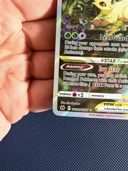Pokemon TCG Leafeon VStar 011/116 Crown Zenith Galarian Gallery NM - Image 5