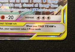 2019 pokemon Trevenant & Dusknoir Tag team GX SM217 Promo Holo - Image 4